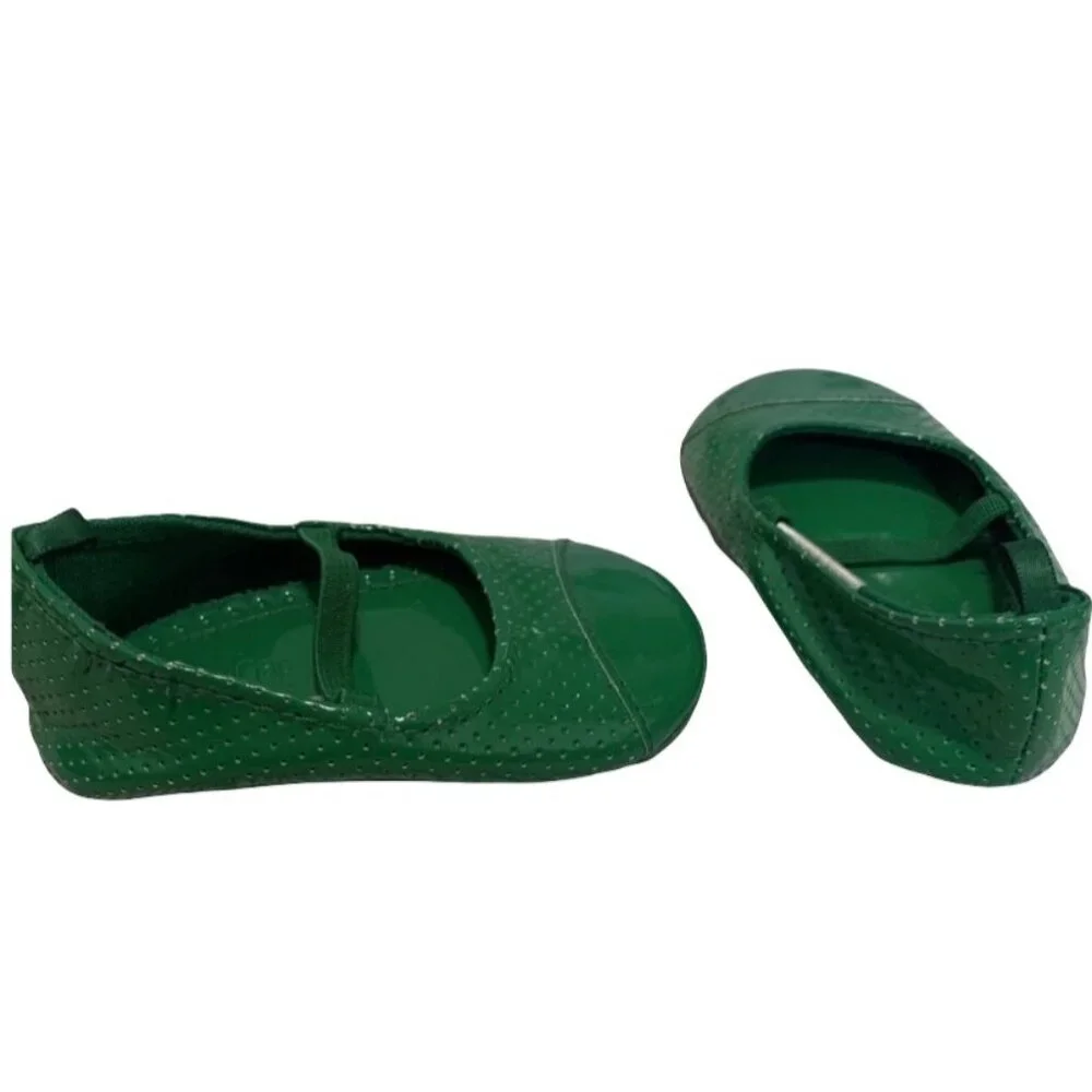 Kelly Green Baby Gap Spring Soft Sole Flats 6-12 Months